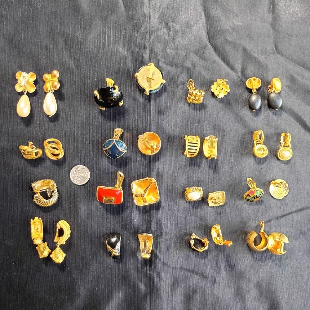 Vintage Clip On Earrings - Retro - 90's PICK 3 for $22!